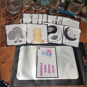 25 CT Mixed Vinyl Stickers Handmade